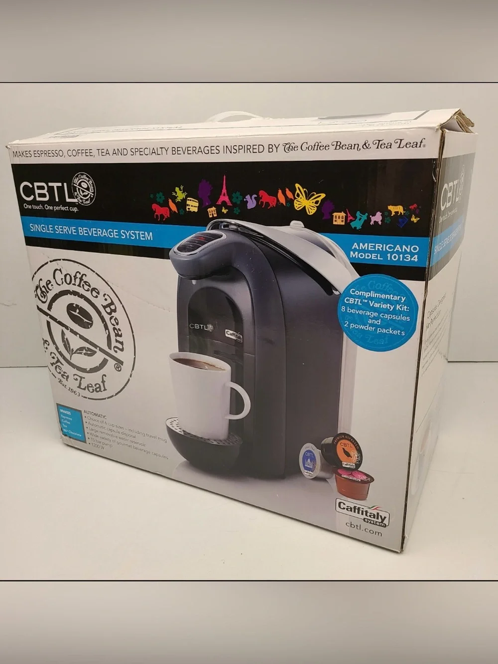 CBTL Caffitaly System Single Serve Coffee & Espresso Machine – Americano Model